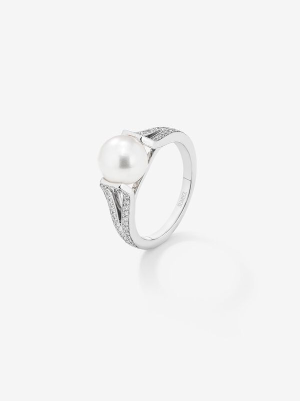 Akoya pearl ring, SO22098-OBDPAKOYA_V