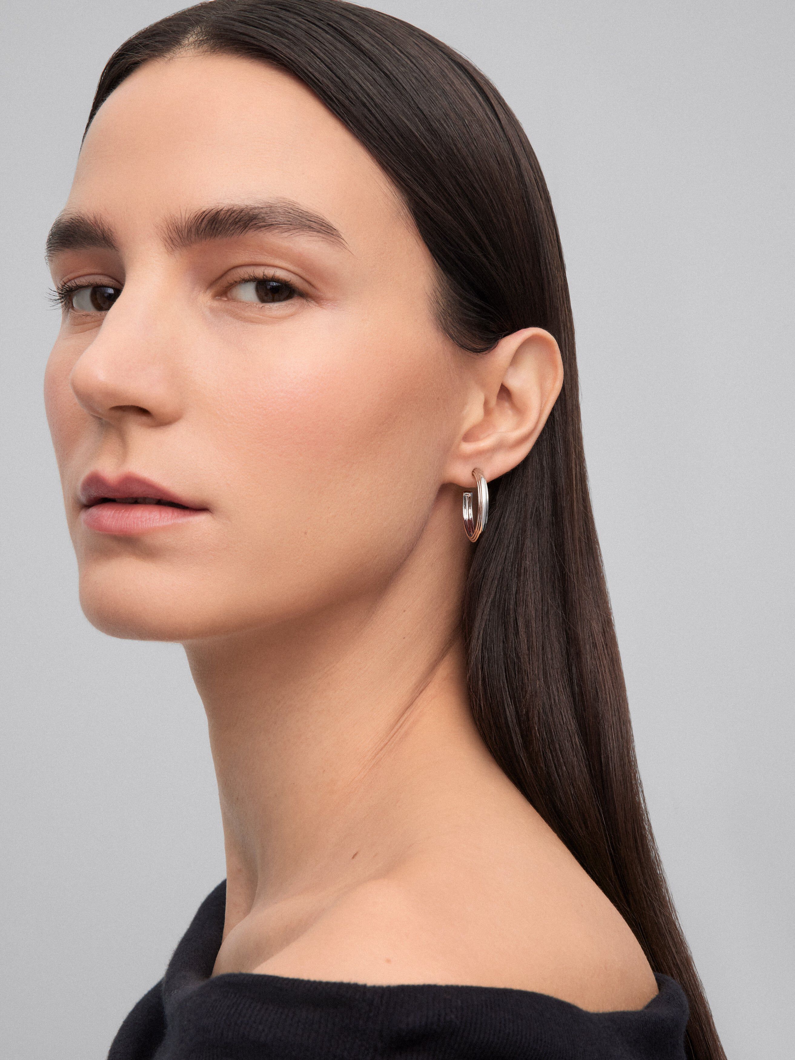 925 silver hoop earrings Suarez
