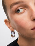 Pop Art earrings, PE16024-AGMULT_V