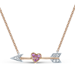 Romeo y Julieta pendant 0,06 carats pink sapphires, PT17038-OROBDZRS_V