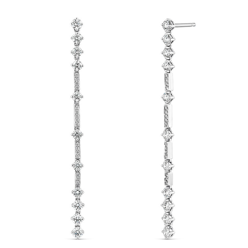 White gold earrings, PE18081-OBD_V