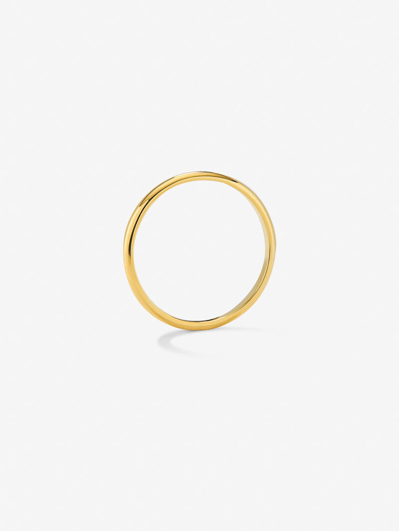 18K yellow gold wedding band of 1.50mm image number 4