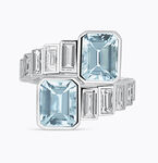 Anillo Veris Art Deco aguamarina y diamantes, SO17043-OBAGD_V