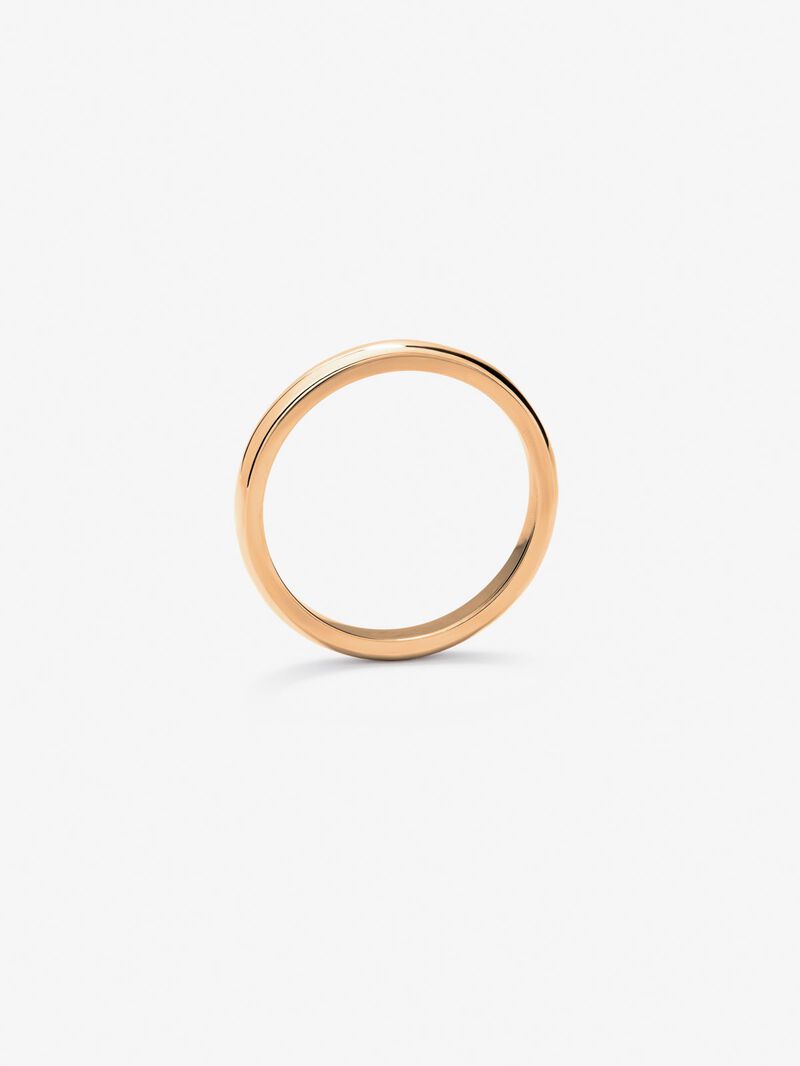 18K 1.55mm Rose Gold Flat Commitment Ring image number 2