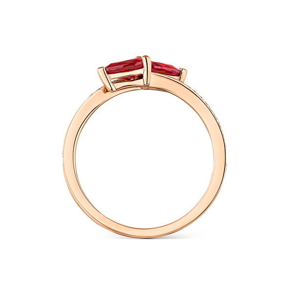Tacones Lejanos ring 1,02 carats red rubies, SO21080-ORDRU_V