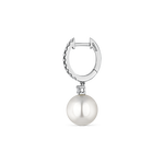 9mm Australian Pearls earrings and 0,32 carats diamonds, PE6078-OBPA9_V