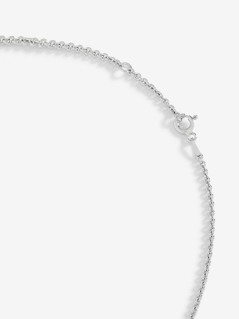 925 Silver chain pendant with amethyst image number 4