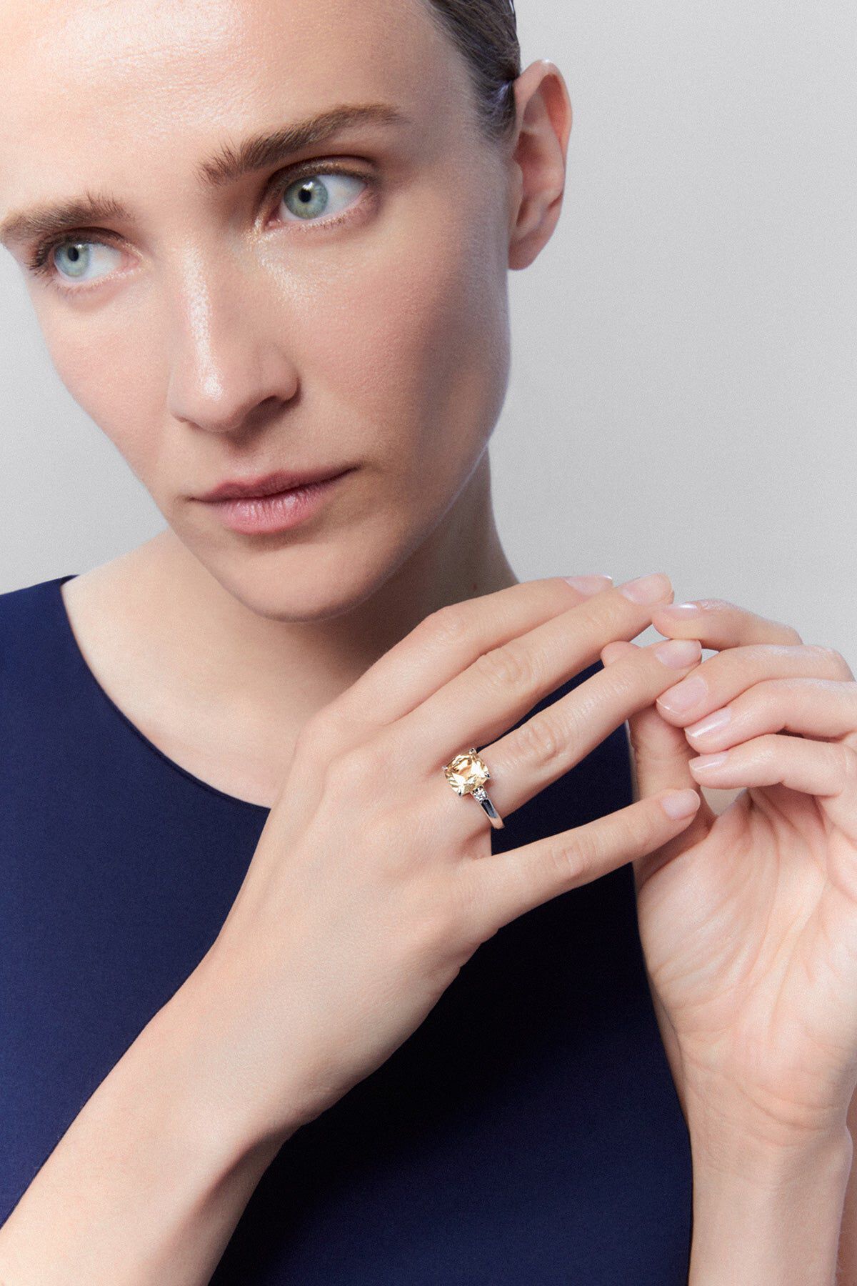 Silver trilogy ring discount