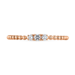 Anillo Orion oro rosa diamantes 0,08 quilates, SO21062-ORD