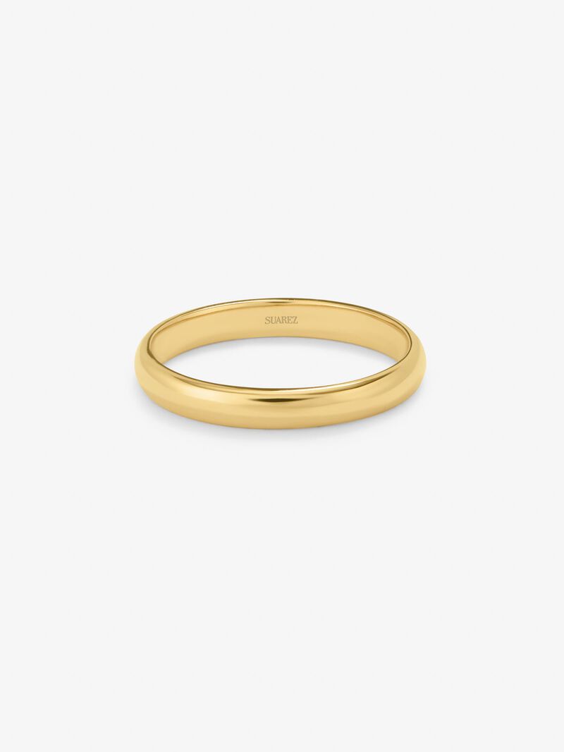 18K Yellow Gold Wedding Band of 2.30mm image number 2