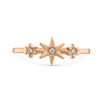 Anillo cinturón de Orion de oro rosa con diamantes, SO19079-ORD_V