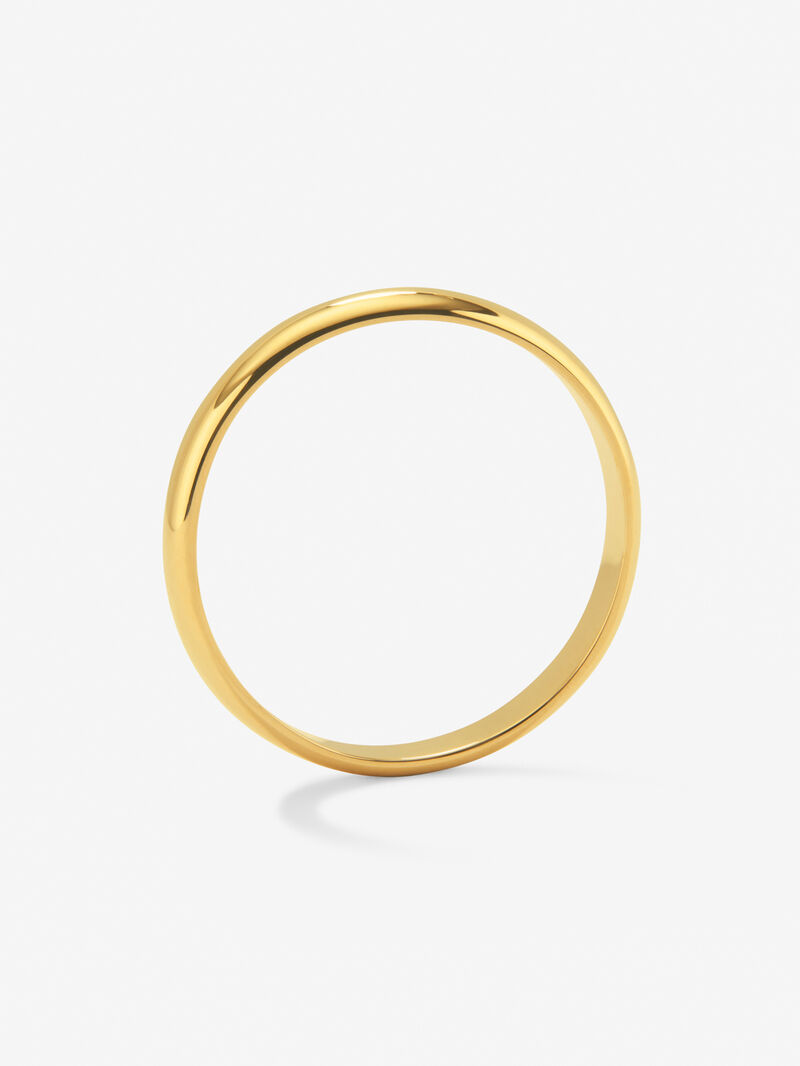 18K Yellow Gold Wedding Band of 1,2mm image number 4