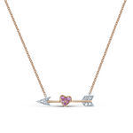 Romeo y Julieta pendant 0,06 carats pink sapphires, PT17038-OROBDZRS_V