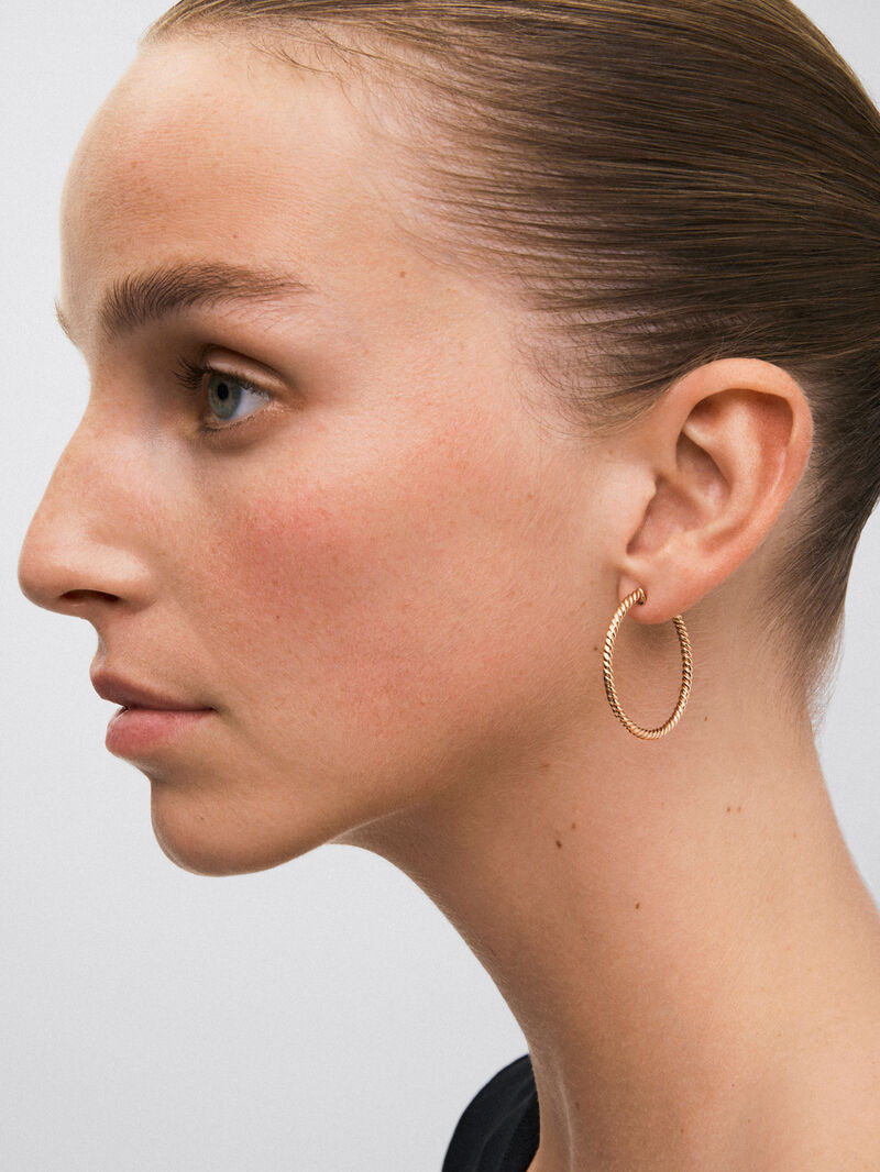 Distant Heels Rose Gold Earrings image number 3