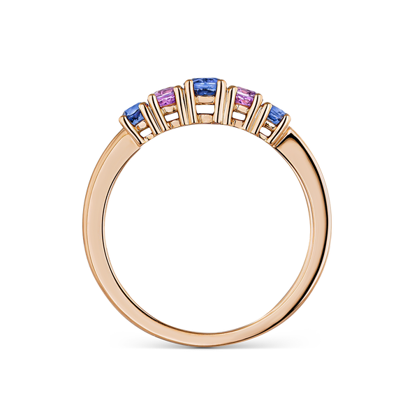Frida ring 0,52 carats multicolor sapphires, SO21103-ORZRZ_V