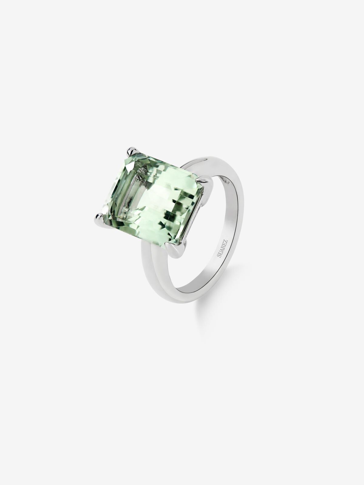 Green amethyst cocktail ring discount