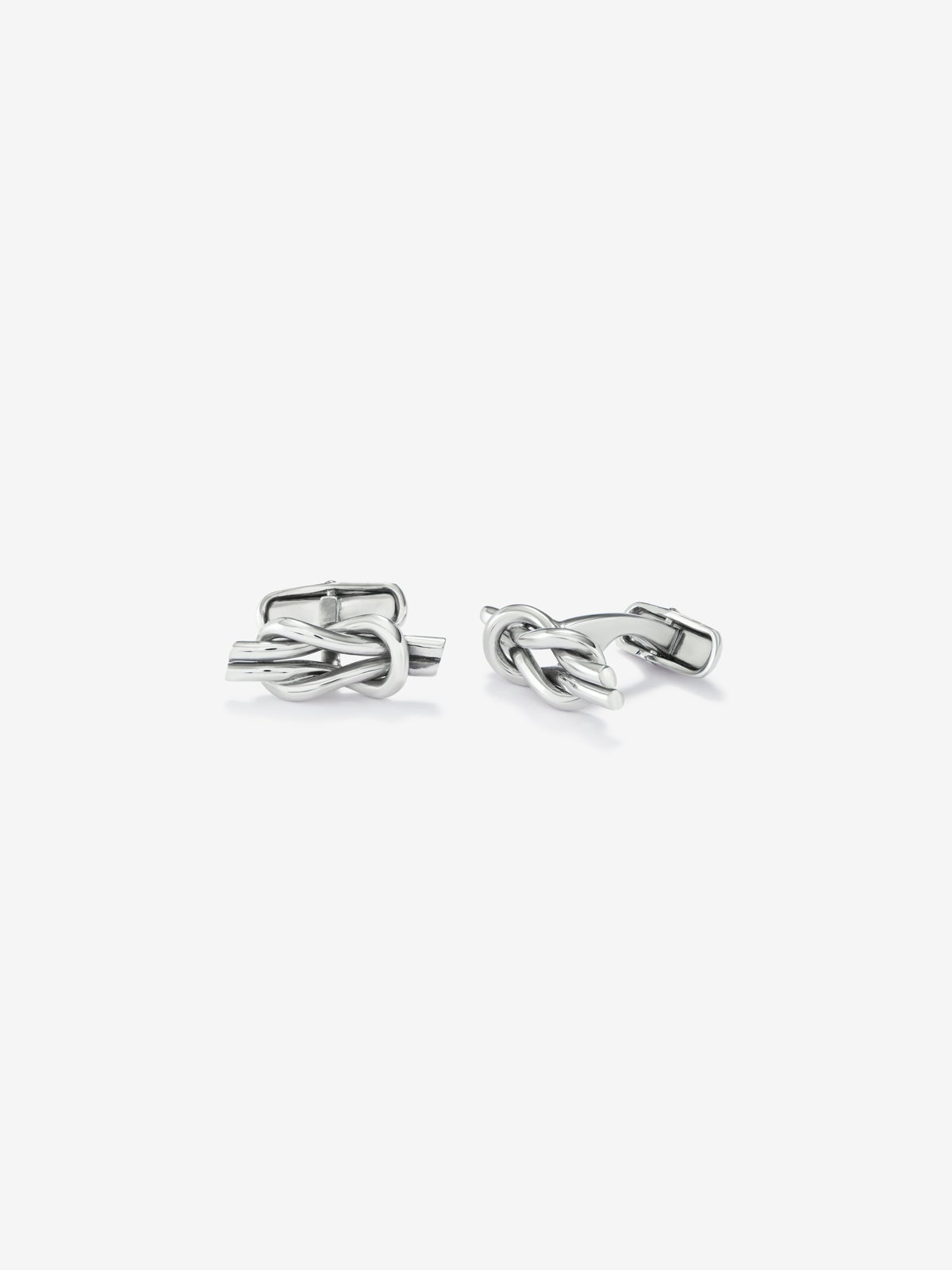 925 silver cufflinks with knot