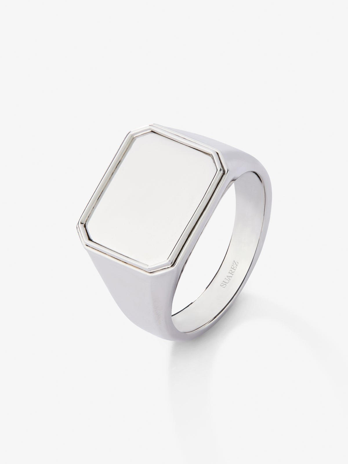 Anillo de sello grande de plata 925 