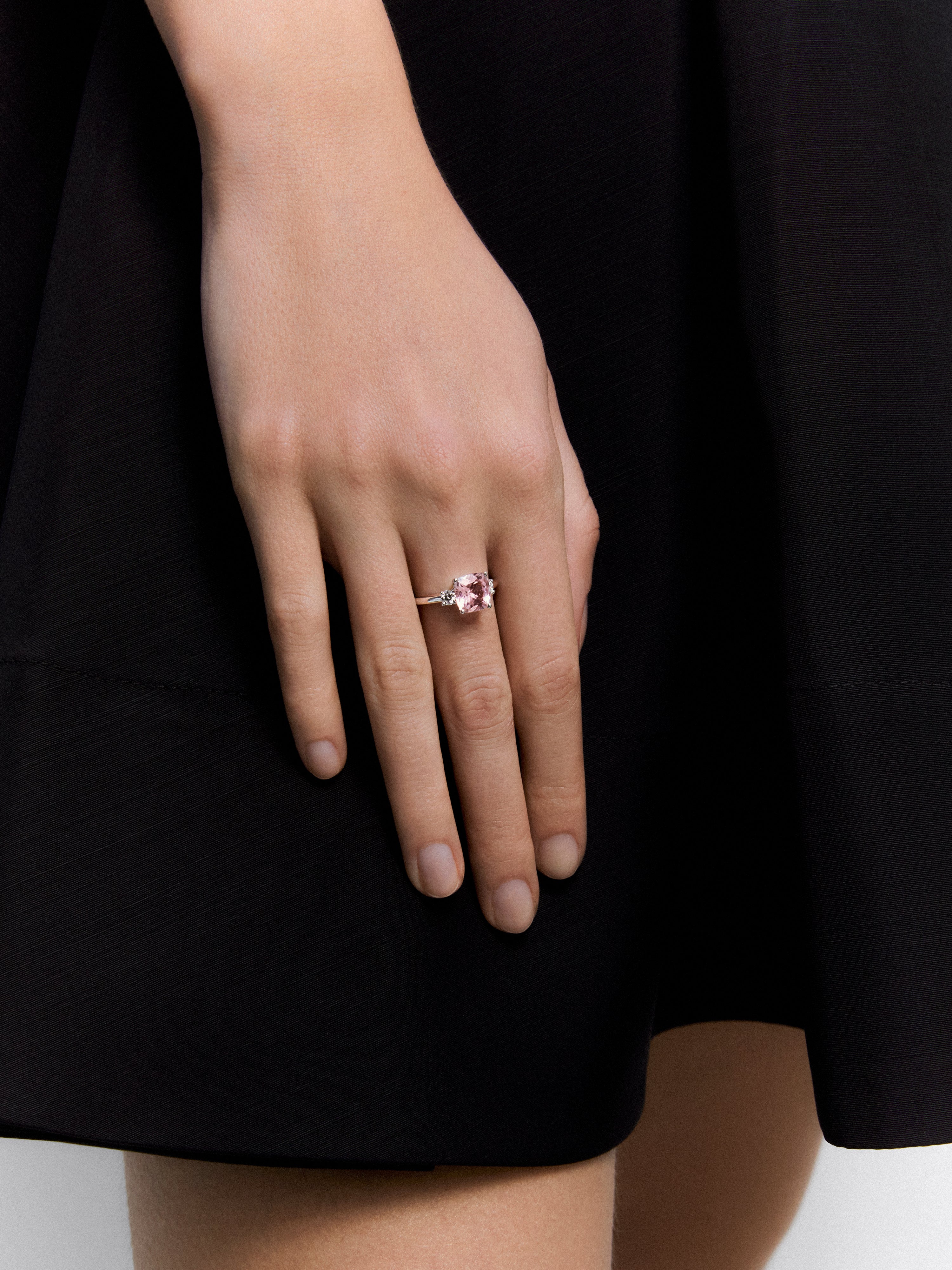 Veris Morganite Ring 2.04 Carats