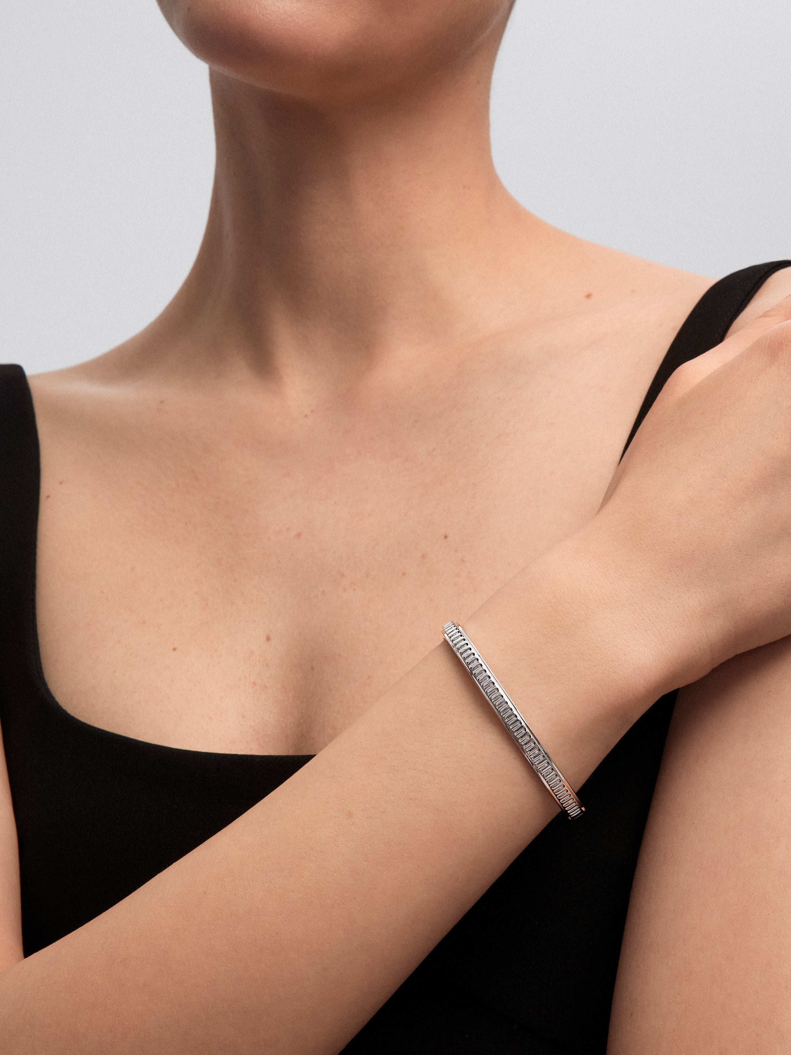 Pulsera rígida de plata 925
