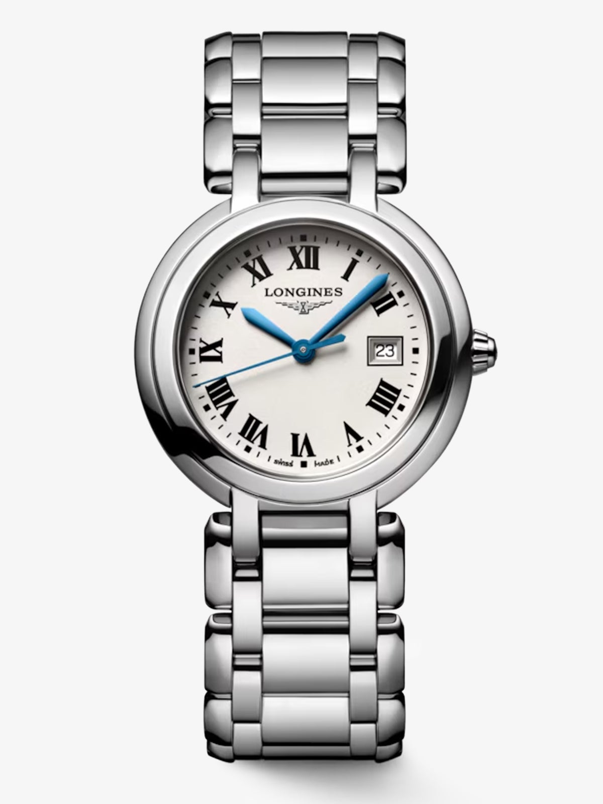 Longines Primaluna stainless steel watch with sapphire crystal and automatic movement