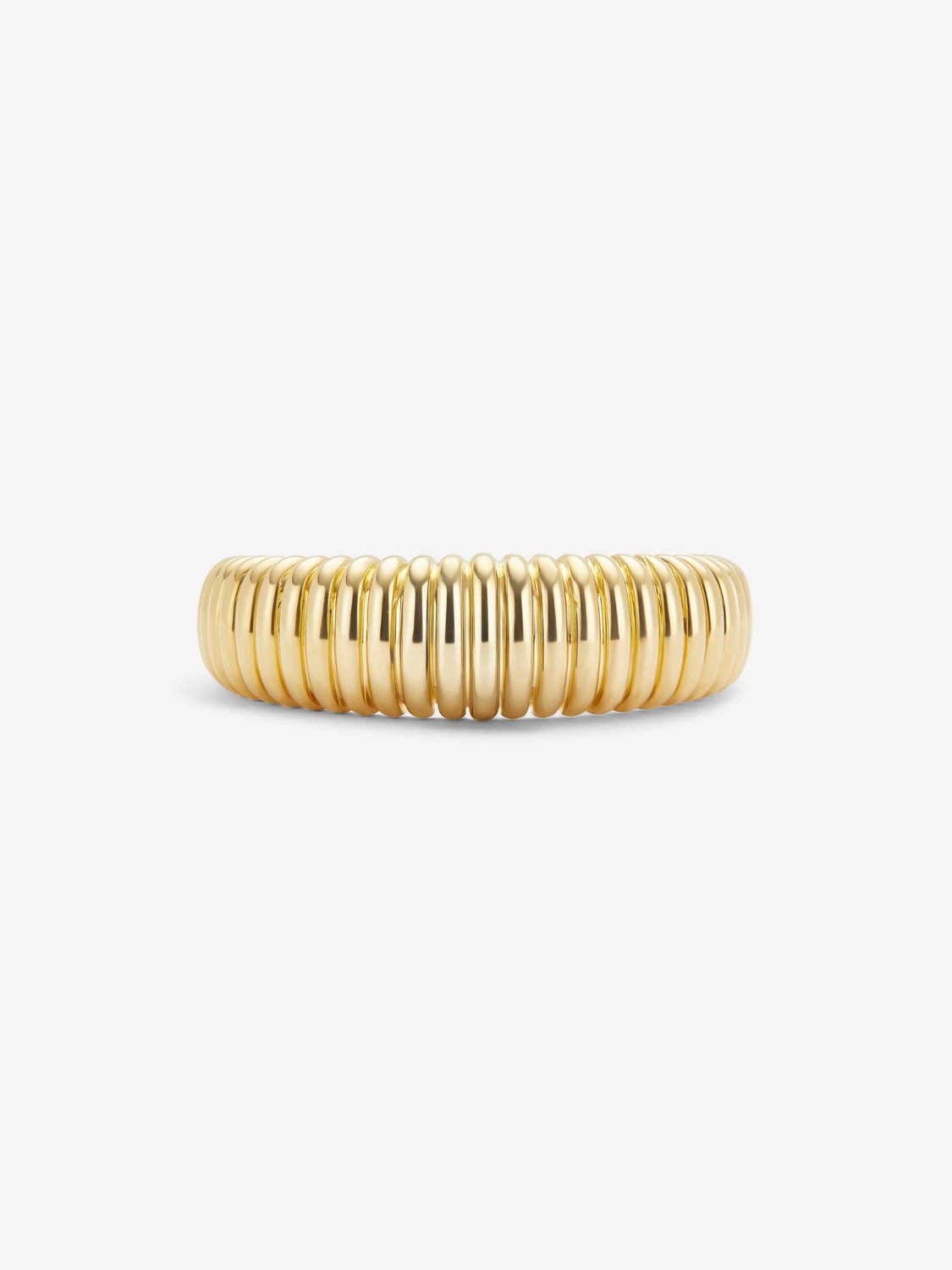 18K Yellow Gold Fluted Ring