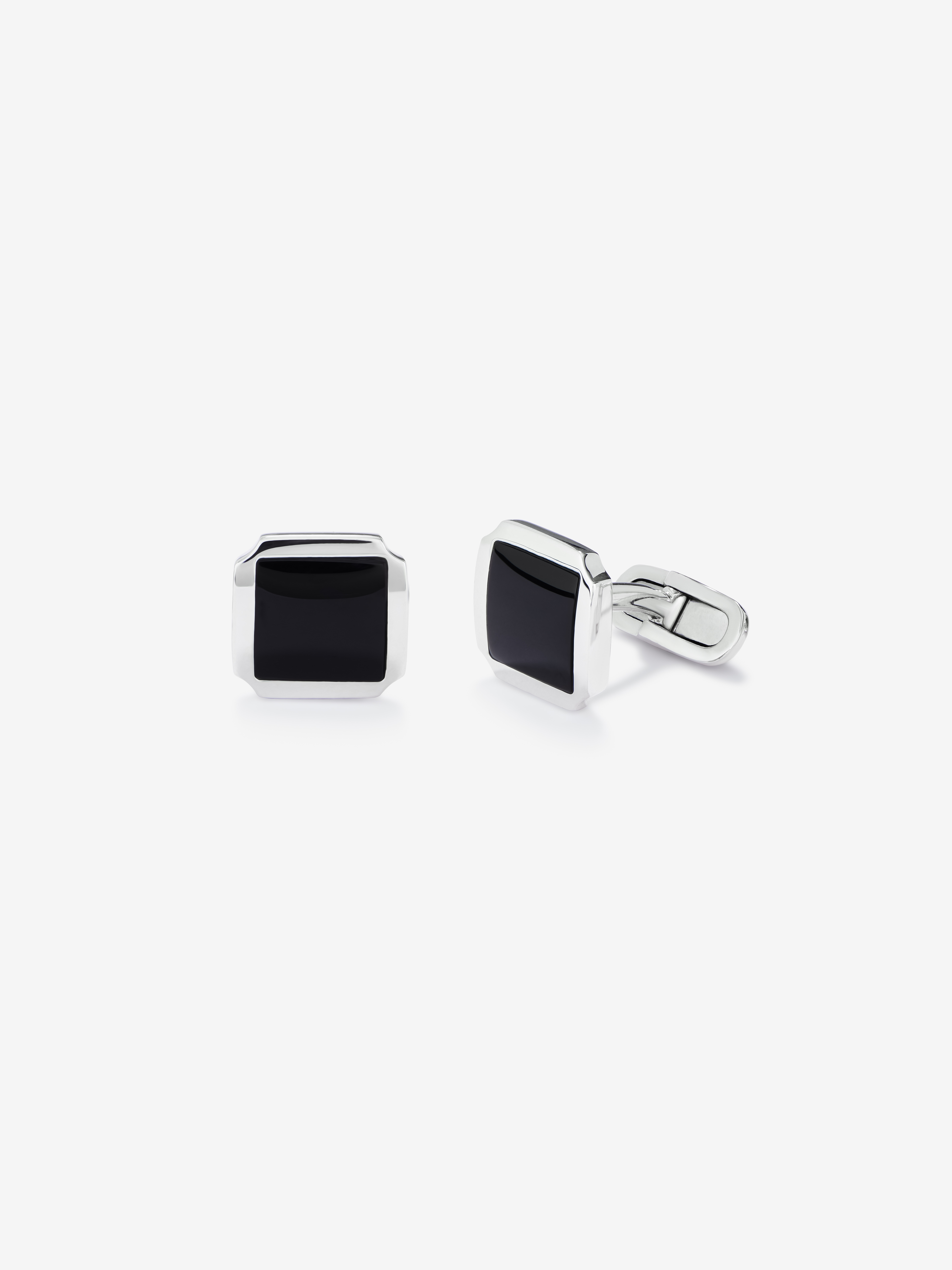 925 Silver and Onyx Cufflinks