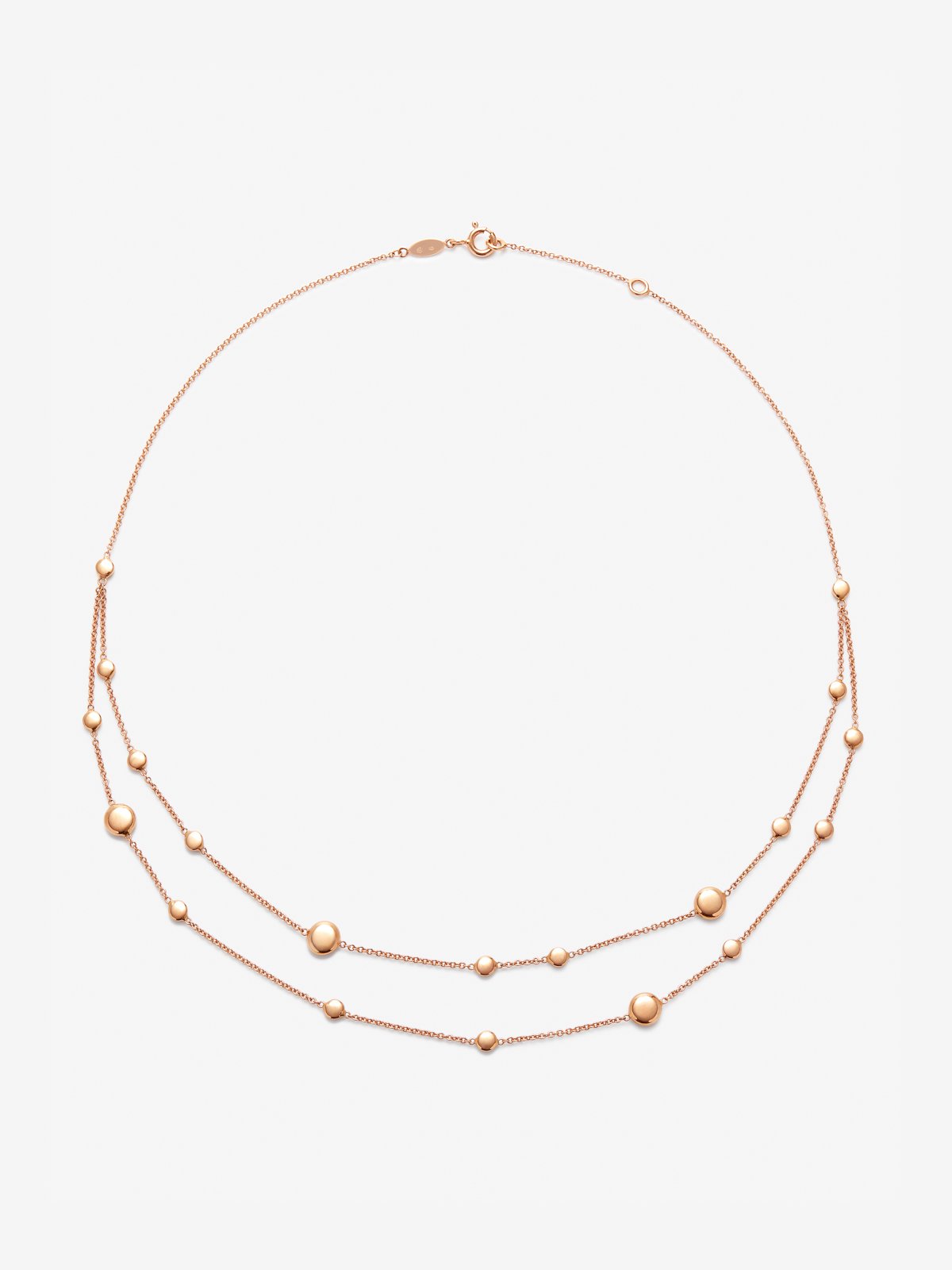 18K rose gold necklace