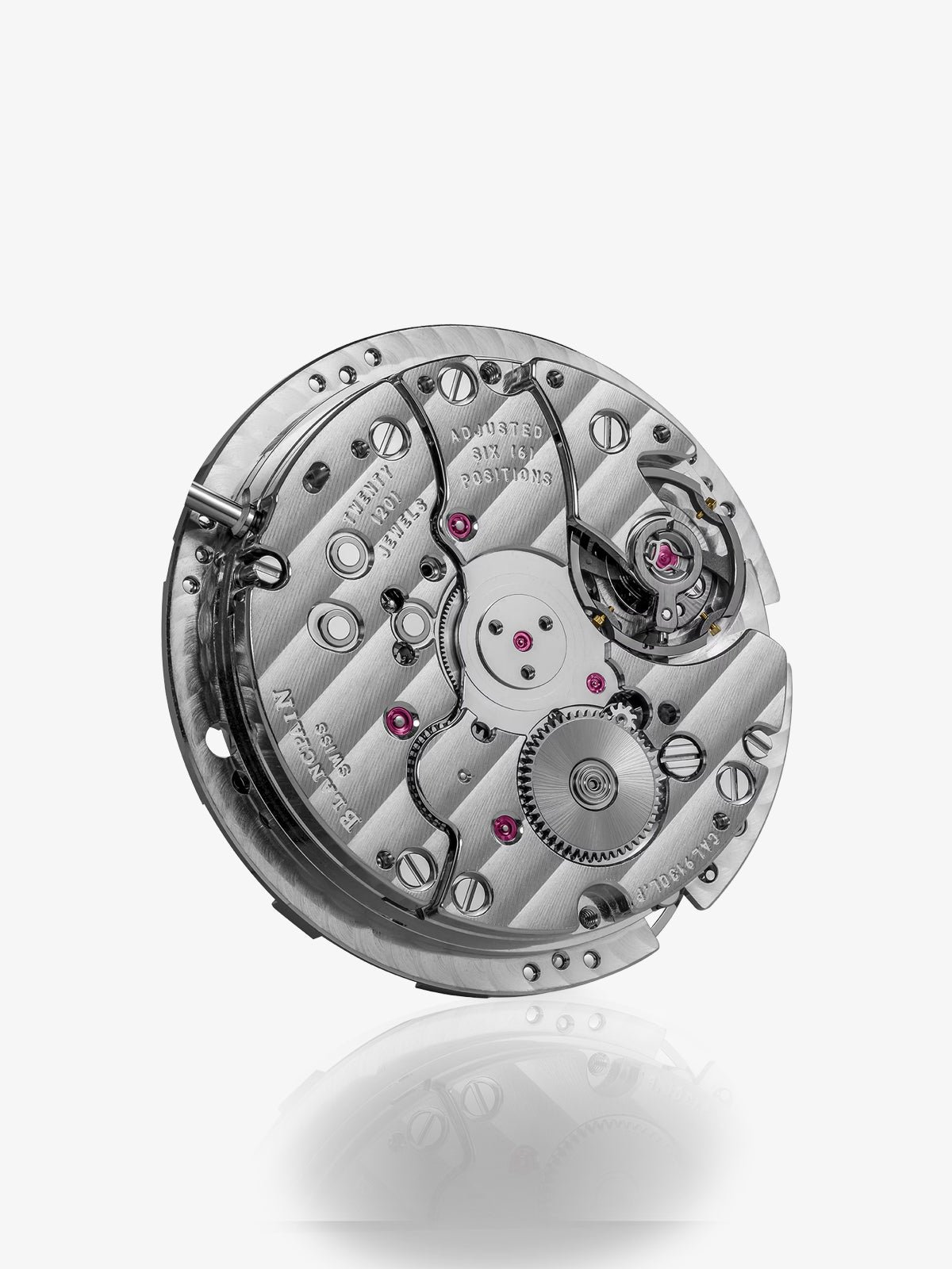 Reloj Blancpain Phases de Lune de acero, pulsera de piel de cocodrilo, con cristal de zafiro y movimiento automático