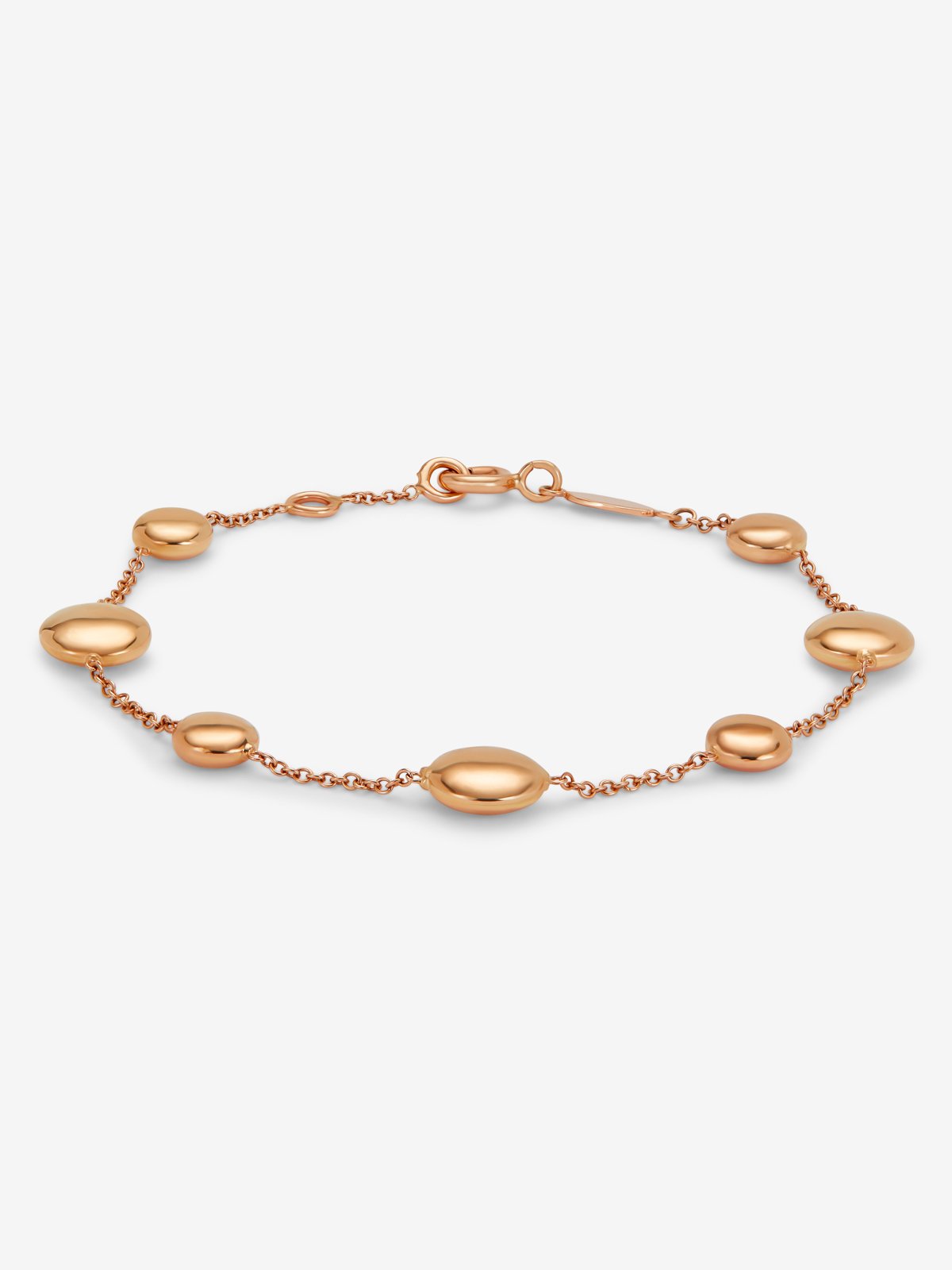 Pulsera de oro rosa de 18K 