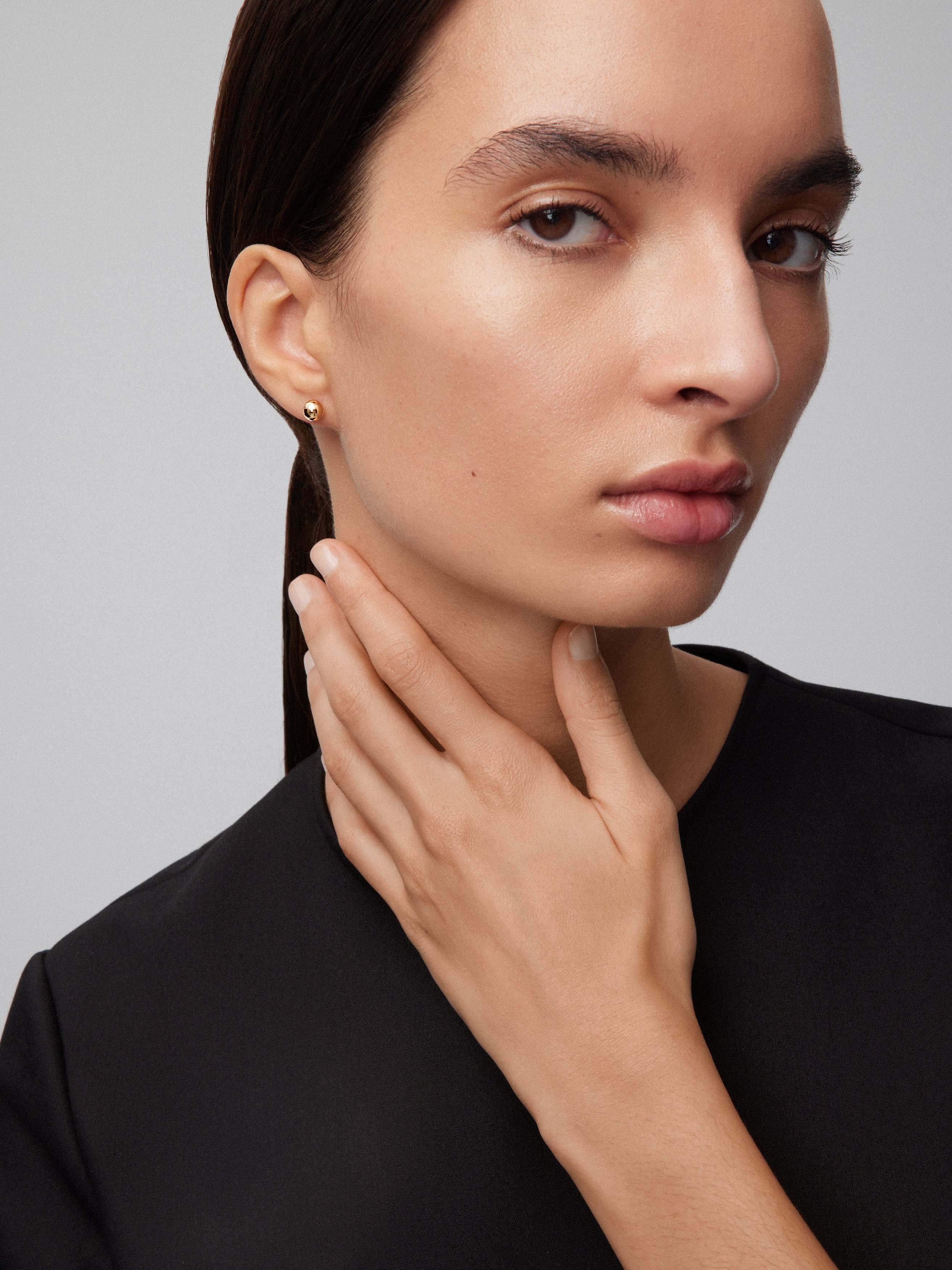 18K yellow gold earrings